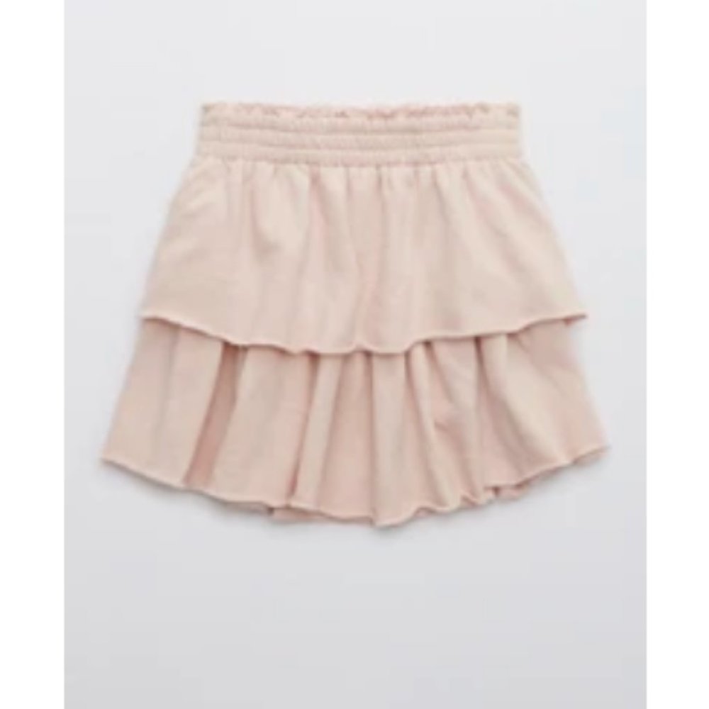 Aerie Weekend Ruffle Mini Skirt - Picture 1 of 4